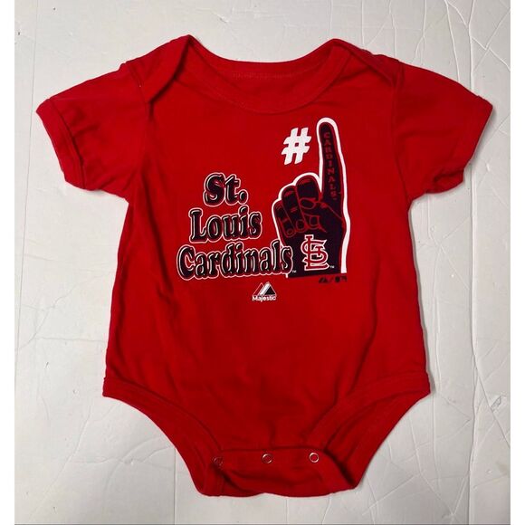 Majestic Other - Majestic St Louis Cardinals Bodysuit   Size 6/9 Months